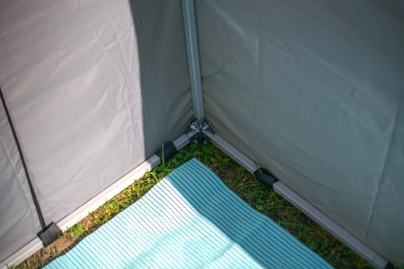 Каркас дачного душа без бака (Зеленый)